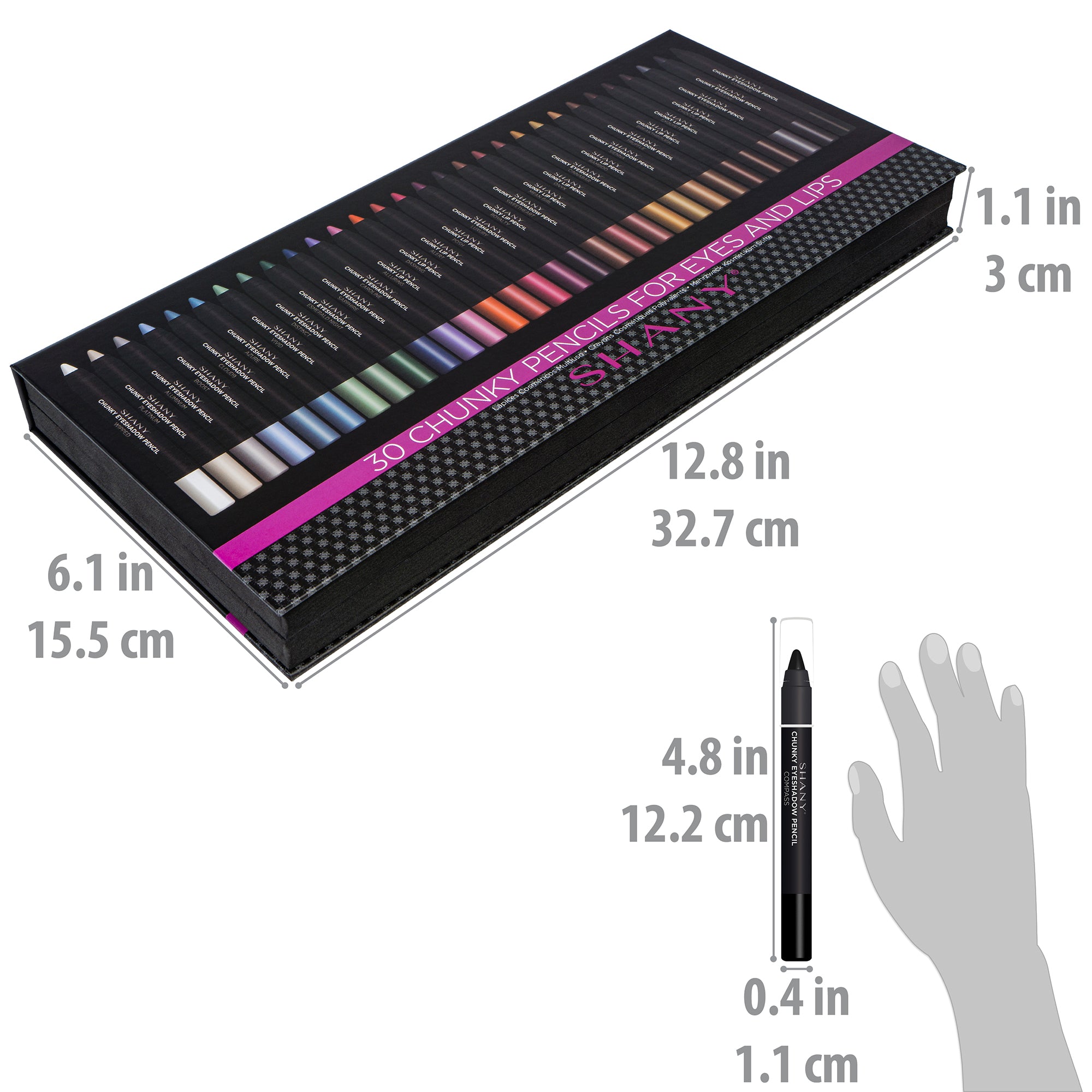 SHANY Eye Shadow Pencils Mi Amiga Coqueta - Imagen 5